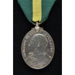 * Territorial Force Efficiency Medal, E.VII.R. (42 L. Cpl T.W. Wells. 4/London Regt), good very ...