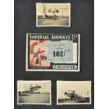 * Civil Aviation – Imperial Airways (Europe). A collection of approximately 140 items of printed ...
