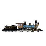 * Railway Interest. A Bachmann Baldwin Narrow Gauge 2-6-0 Mogul Steam Locomotive and tender with ...