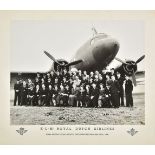 * Civil Aviation - Dutch Airlines. A collection of approximately 220 items of printed paper ephe ...