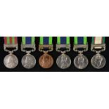 * India General Service Medal 1898-1902, E.VII.R., one clasp, Waziristan 1901-2 (Driver Bakadia ...