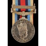 * Operational Service Medal, 2000, for Afghanistan (25214914 Gdsm R C Rodgers Coldm Gds), edge n ...