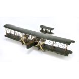* Alcock & Brown. A fine scratch-built model of a Vickers 'Vimy', a type used by Alcock & Brown ...