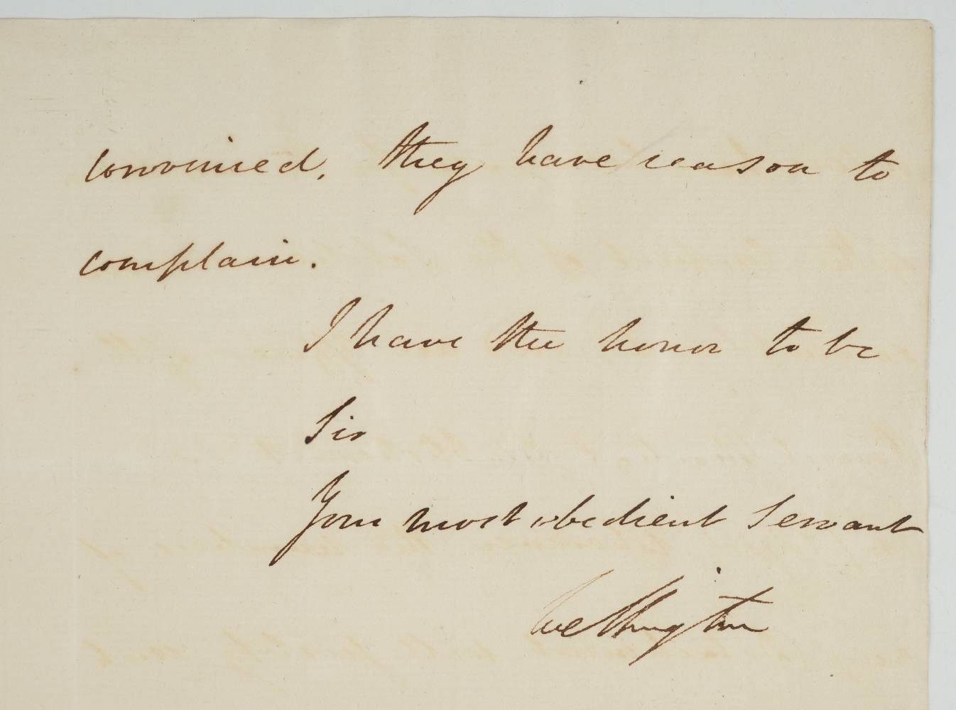 * Wellington ( Arthur Wellesley, 1 st Duke, 1769-1852). A six page letter dated Visen March 6 th ... - Image 3 of 3