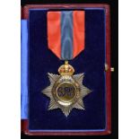 * Imperial Service Order, G.VI.R., 1 st Issue, silver, gold and enamel by Elkington & Co, Birmin ...