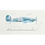 * Battle of Britain. Broomfield (Keith), Hawker "Hurricane" (Rolls-Royce "Merlin III" of No.257 ...
