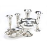 * RAF Mess Tableware. A collection of WWII and later silver plated tableware, comprising an oval ...