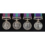 * General Service Medal 1918-62 (3), G.V.R., coinage head issue, one clasp, Iraq (1480 Gnr. Shah ...