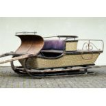 * Scandinavian One Horse Open Sleigh . An attractive late 19th century Scandinavian one horse op ...