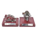 * Rolls Royce - Griffon. Two display pieces comprising, Header Tank Relief Valve Assembly Sectio ...