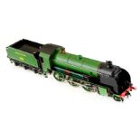 * Railway Interest. A fine gauge 1 Aster model 'King Arthur Class' live steam 4-6-0 locomotive a ...