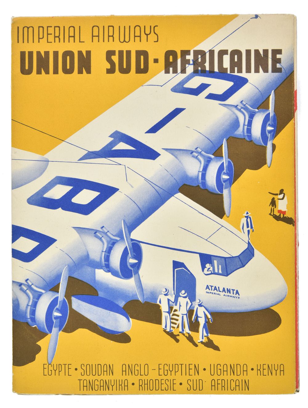 * Civil Aviation – Imperial Airways (Africa). A collection of approximately 110 items of printed ...