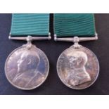 * Volunteer Long Service Medal. Volunteer Long Service (2), E.VII.R. (7 Sjt: J.B. Wilson. Highla ...