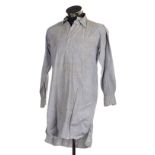 * Luftwaffe. A rare WWII Officer's service shirt, blue / grey cloth with detachable collar stamp ...