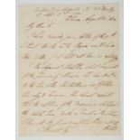 * Wellington (Arthur Wellesley, 1st Duke, 1769-1852). A four page letter autograph letter to Sir ...