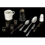 * Mess Table Ware. A mixed collection of WWII RAF and Luftwaffe table ware, including 4 Air Mini ...