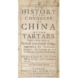 Palafox y Mendoza (Juan de). The History of the Conquest of China by the Tartars, 1671