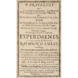 Paracelsus. Chymical Transmutation, 1657