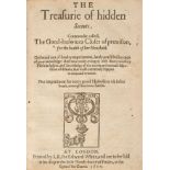 Partridge (John). The Treasurie of Hidden Secrets, 1600