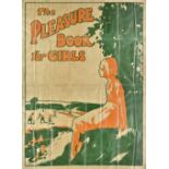 * Poster artwork. Pleasure Book for Girls poster, circa 1920s-30s