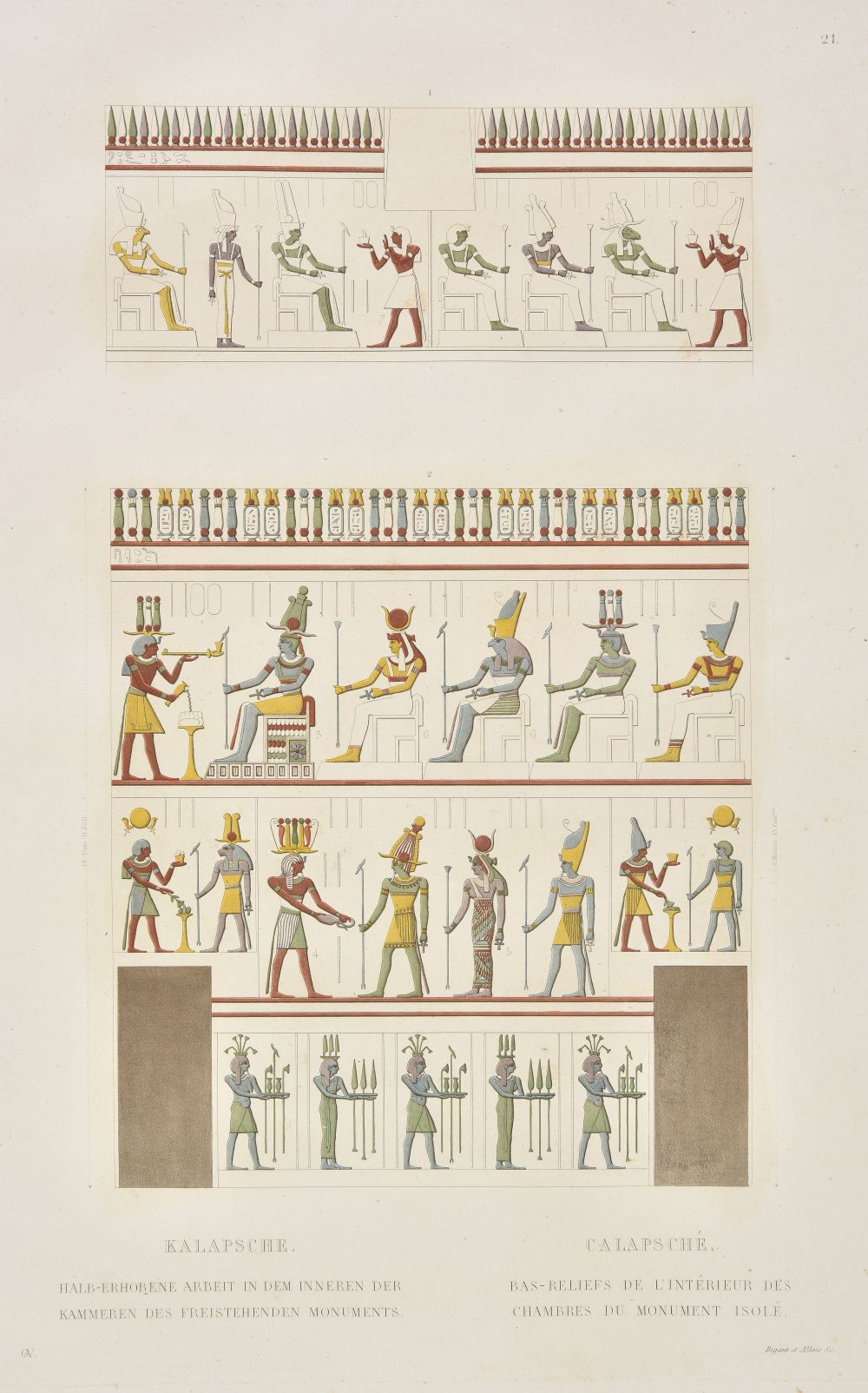 Gau (Francois Chretien). Antiquities de la Nubie, ou monumens inedits des bords du Nil, 1822
