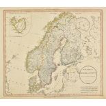 Scandinavia. A collection of thirty-five maps, mostly 19th century