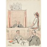 * Wood (Starr, 1870-1944). The Accused, watercolour on paper