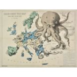 Europe. Rose (F. W.), Serio-Comic War Map for the Year 1877,