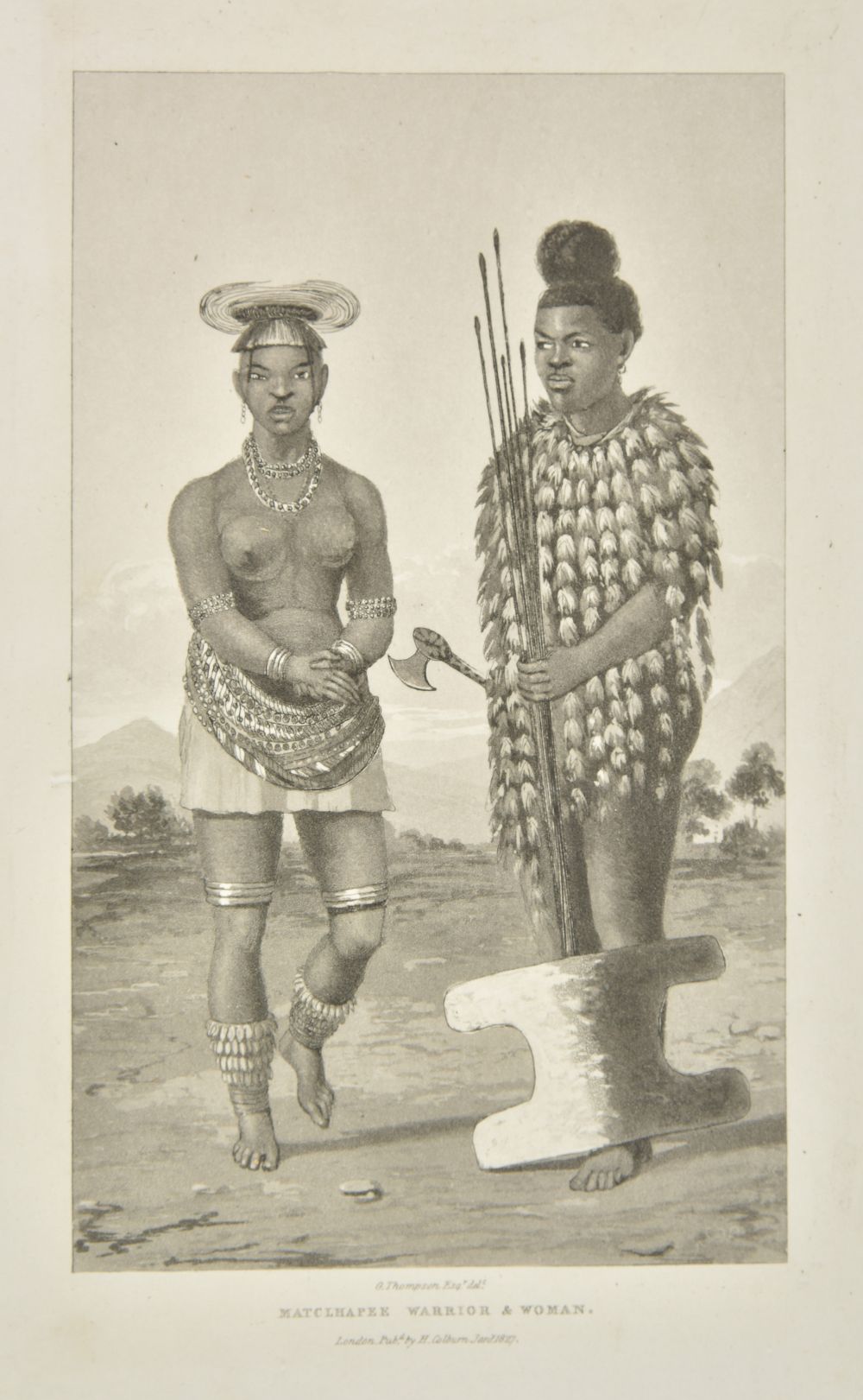 Thompson (George). Travels in Southern Africa, 1st edition, 1827