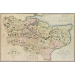 Kent. Greenwood (C.), Large scale map, 1821