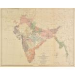 Saunders (Trelawney). Atlas of India, 1889