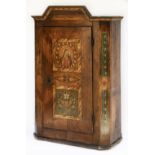 * Wardrobe. A 19th century painted pine wardrobe, possibly Austrian