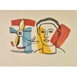 * (ARR) Leger (Fernand, 1881-1955). Composition avec Fleur et Visage, circa 1950s