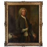 * English School. Portrait of a Gentleman, believed to be David Peloquin (1699-1766), circa 1740s