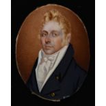 * [Austen, Jane]. Portrait Miniature of Francis William Digweed, by George Jackson, 1811