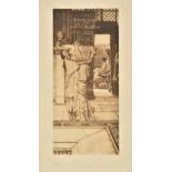 * Alma-Tadema (Laurence, 1836-1912). Figures in a Roman Interior