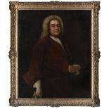 * English School. Portrait of a Gentleman, thought to be Stephen Peloquin, circa 1740
