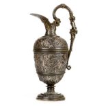 * Elkington & Co Ewer. Electroplated ewer designed by Francois Briot, circa 1870s