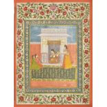 * Mughal School. Musical scene, northern India, late 18th century