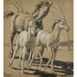 * Dearden (Harold 1888-1962). Galloping Horses