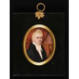 * [Austen, Jane]. Portrait miniature of James Digweed, by George Jackson, circa 1811
