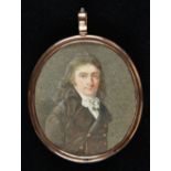 * Miniature. Portrait of a gentleman, circa 1800