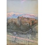 * Stanier (Henry, active 1847-1892). View of the Alhambra, Granada, 1888