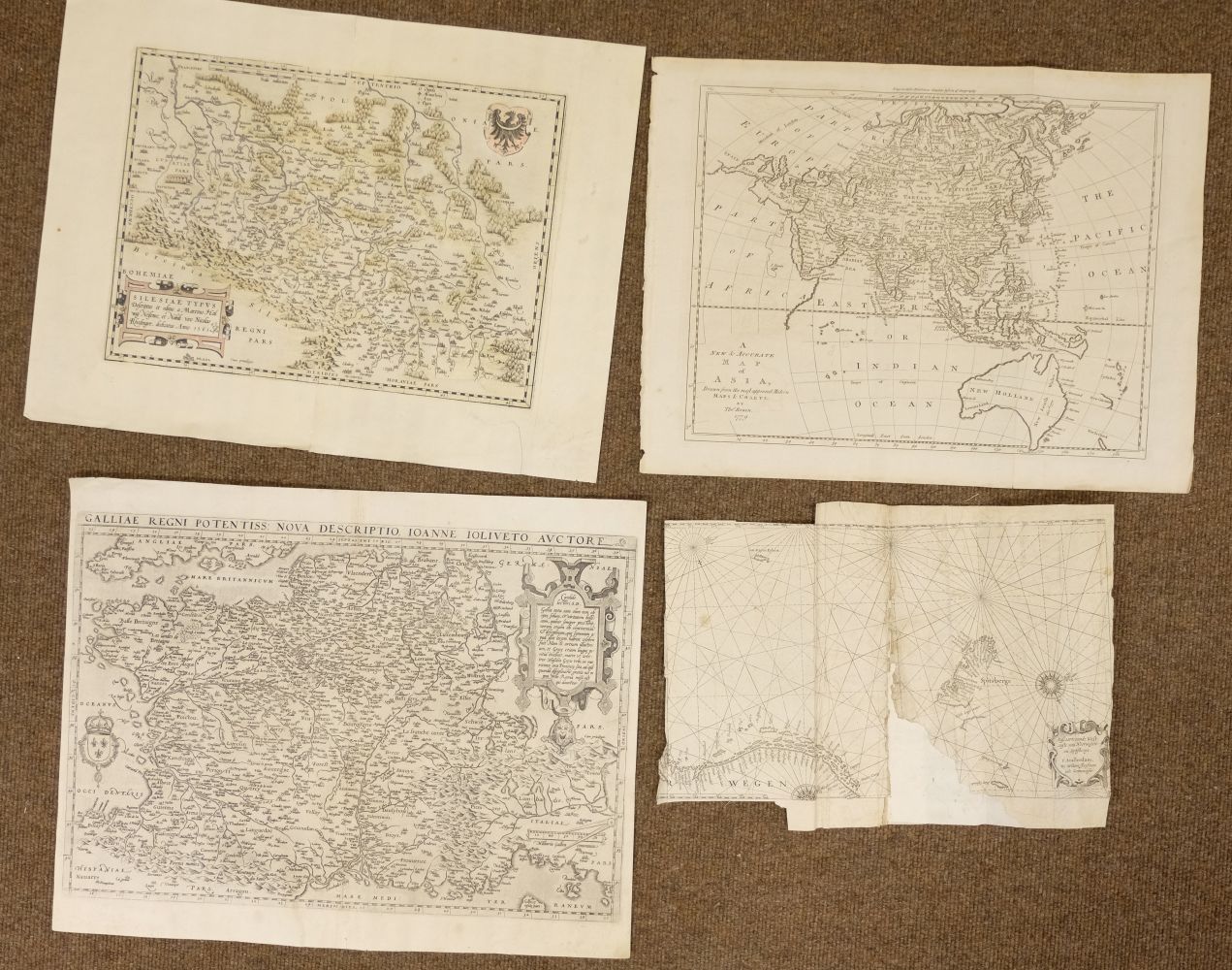 Maps. A mixed collection of approximately twenty maps, mostly 18th & 19th century, - Image 10 of 11