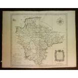 Maps. A mixed collection of approximately twenty maps, mostly 18th & 19th century,