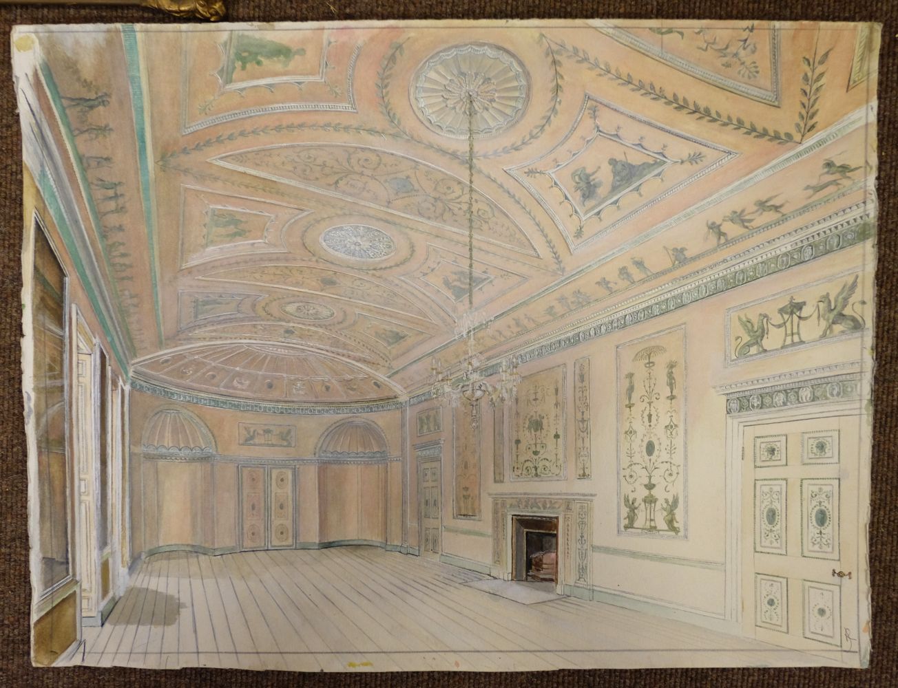 * Jones (Royston). Interior of Heveningham Hall, Suffolk