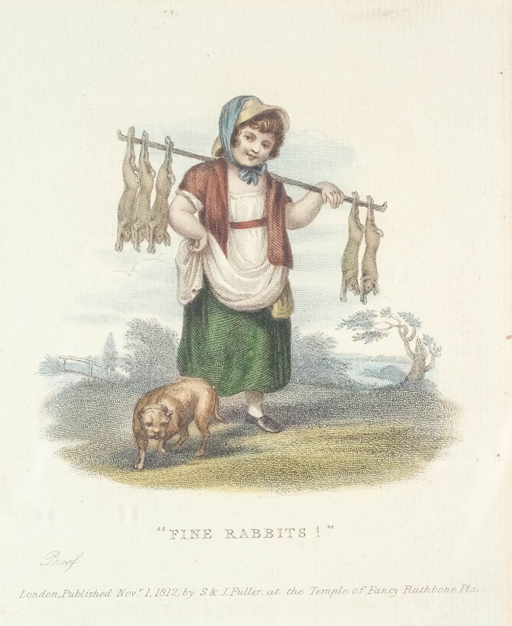 * Cries of London. Four engravings, published by S. & J. Fuller, 1812 [but later impressions], - Image 2 of 4