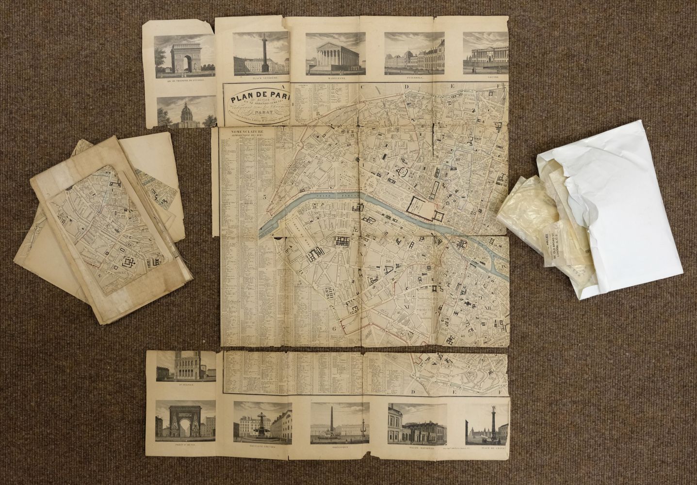 Maps. A mixed collection of approximately twenty maps, mostly 18th & 19th century, - Image 11 of 11