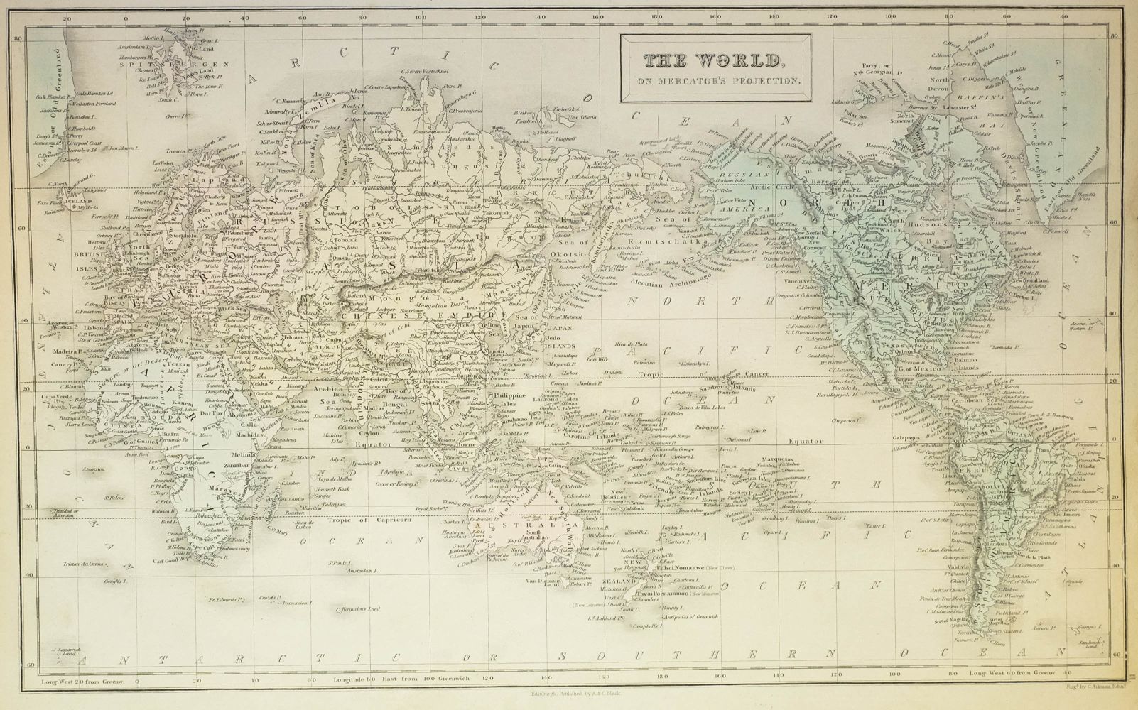 Hall (Sidney). Black's General Atlas, published Adam & Charles Black, 1851, - Image 2 of 3