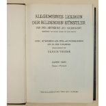 Thieme (Ulrich, & Felix Becker). Allgemeines Lexikon der Bildenden Kunstler, 37 volumes, 1954